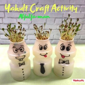 Yakult Craft Activity Alfafa Man